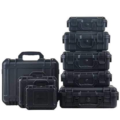 1Pc Waterproof Hard Carry Case Bag Tool Case with Pre - Cut Sponge Storage Box Safety Protector Organizer Hardware Toolbox - Avero