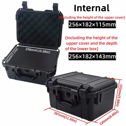 1Pc Waterproof Hard Carry Case Bag Tool Case with Pre - Cut Sponge Storage Box Safety Protector Organizer Hardware Toolbox - Avero