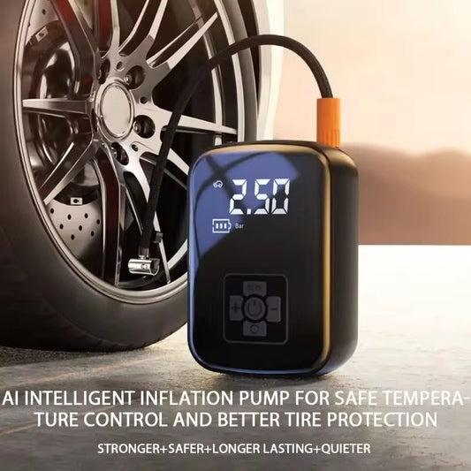 1Pc Wireless Car Air Compressor Air Pump Electric Tire Inflator Pump for Motorcycle Bicycle Boat AUTO Tyre Balls Inflatable - Avero