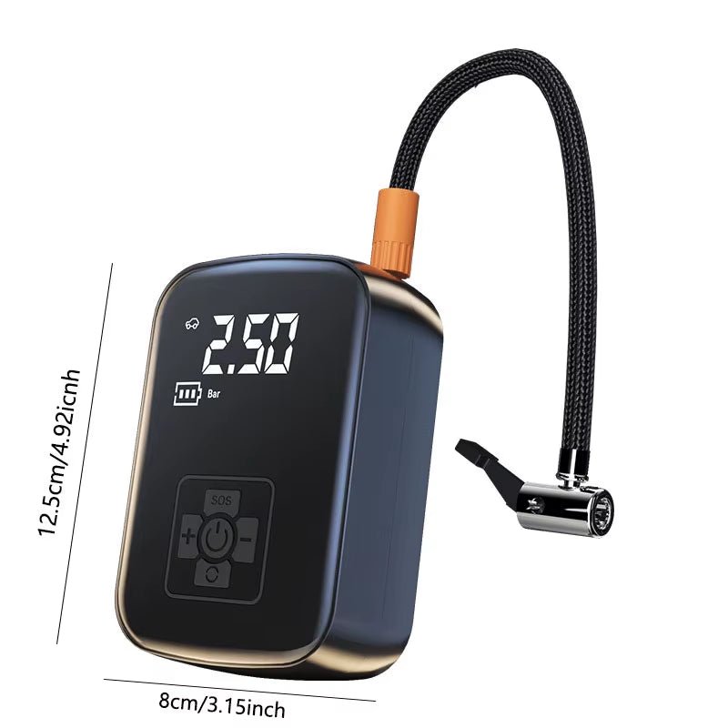 1Pc Wireless Car Air Compressor Air Pump Electric Tire Inflator Pump for Motorcycle Bicycle Boat AUTO Tyre Balls Inflatable - Avero