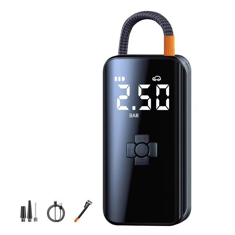 1Pc Wireless Car Air Compressor Air Pump Electric Tire Inflator Pump for Motorcycle Bicycle Boat AUTO Tyre Balls Inflatable - Avero