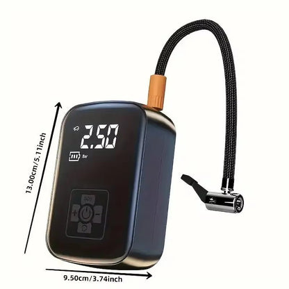 1Pc Wireless Car Air Compressor Air Pump Electric Tire Inflator Pump for Motorcycle Bicycle Boat AUTO Tyre Balls Inflatable - Avero