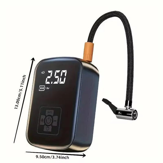 1Pc Wireless Car Air Compressor Air Pump Electric Tire Inflator Pump for Motorcycle Bicycle Boat AUTO Tyre Balls Inflatable - Avero