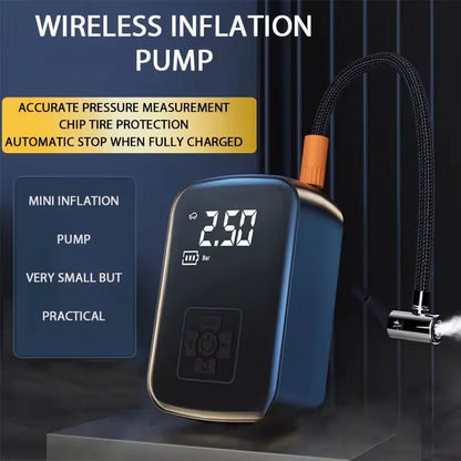 1Pc Wireless Car Air Compressor Air Pump Electric Tire Inflator Pump for Motorcycle Bicycle Boat AUTO Tyre Balls Inflatable - Avero