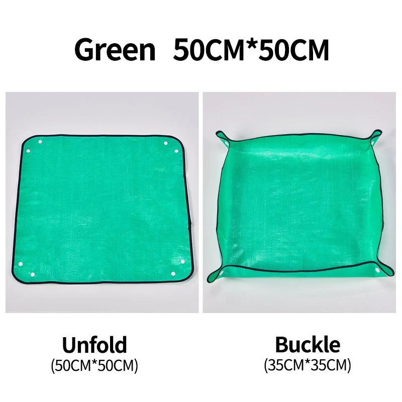 1pcs Planting Mat 50cm - 100cm Gardening Potting Pad Foldable Garden Plant Flower Pot Transplanting Waterproof Mats - Avero