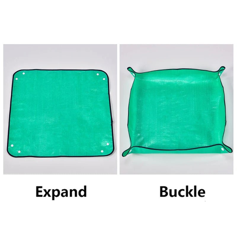 1pcs Planting Mat 50cm - 100cm Gardening Potting Pad Foldable Garden Plant Flower Pot Transplanting Waterproof Mats - Avero