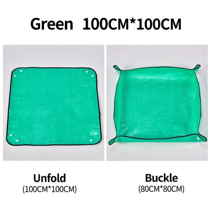 1pcs Planting Mat 50cm - 100cm Gardening Potting Pad Foldable Garden Plant Flower Pot Transplanting Waterproof Mats - Avero
