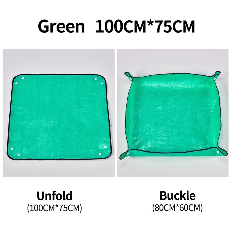 1pcs Planting Mat 50cm - 100cm Gardening Potting Pad Foldable Garden Plant Flower Pot Transplanting Waterproof Mats - Avero