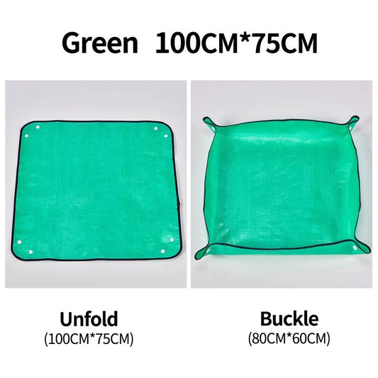 1pcs Planting Mat 50cm - 100cm Gardening Potting Pad Foldable Garden Plant Flower Pot Transplanting Waterproof Mats - Avero