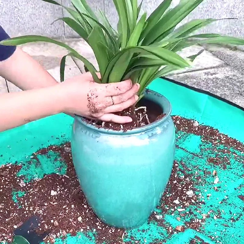 1pcs Planting Mat 50cm - 100cm Gardening Potting Pad Foldable Garden Plant Flower Pot Transplanting Waterproof Mats - Avero