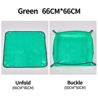 1pcs Planting Mat 50cm - 100cm Gardening Potting Pad Foldable Garden Plant Flower Pot Transplanting Waterproof Mats - Avero