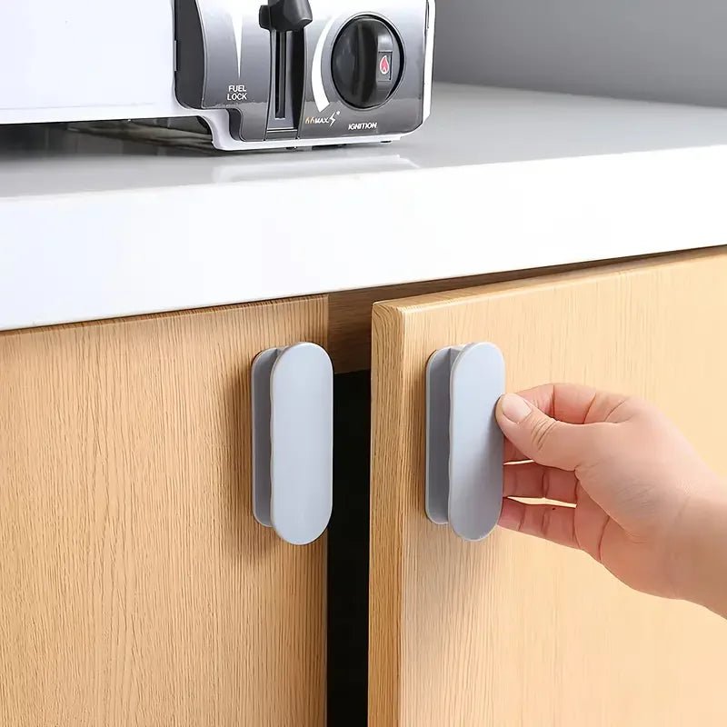 2 PCS Self - Adhesive Window, Cabinet & Drawer Handles - Ideal for Door, Wardrobe Sliding Door as an Organizing Auxiliary Device - Avero