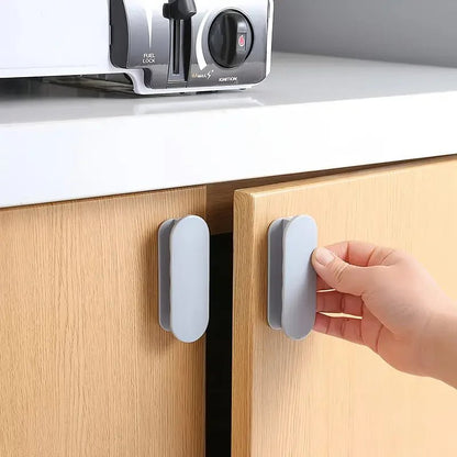 2 PCS Self - Adhesive Window, Cabinet & Drawer Handles - Ideal for Door, Wardrobe Sliding Door as an Organizing Auxiliary Device - Avero