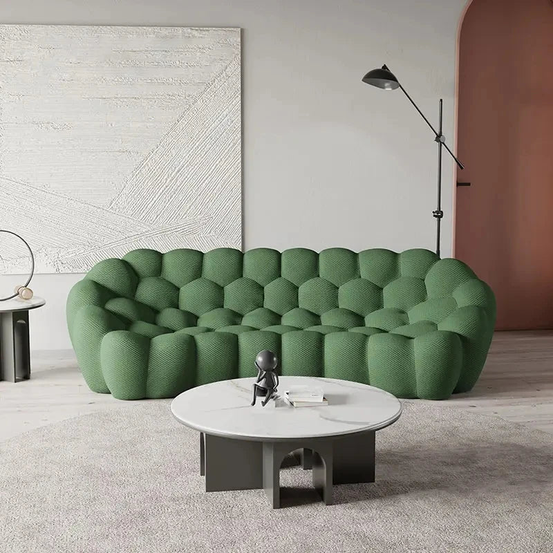 2 Seater Upholstered Bubble Sofa Modern Living Room Sectional Couch Sets Modular Lounge Comfortable Sofa Luxury Furniture - Avero