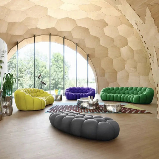2 Seater Upholstered Bubble Sofa Modern Living Room Sectional Couch Sets Modular Lounge Comfortable Sofa Luxury Furniture - Avero
