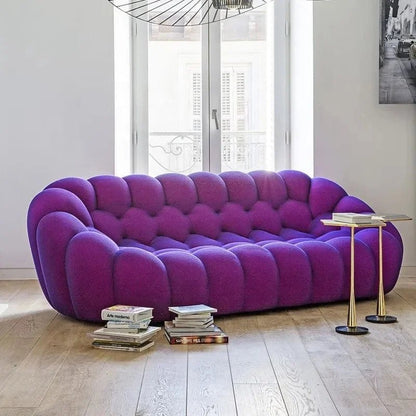 2 Seater Upholstered Bubble Sofa Modern Living Room Sectional Couch Sets Modular Lounge Comfortable Sofa Luxury Furniture - Avero