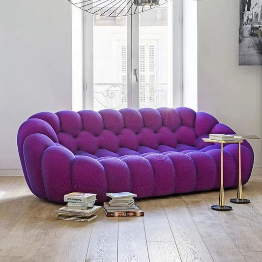 2 Seater Upholstered Bubble Sofa Modern Living Room Sectional Couch Sets Modular Lounge Comfortable Sofa Luxury Furniture - Avero