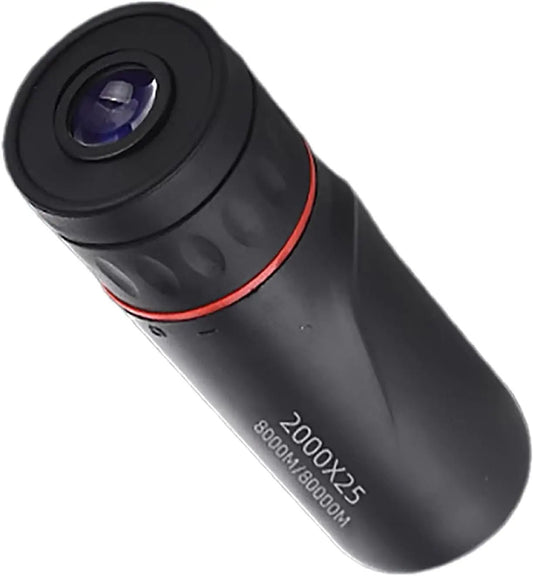 2000x25 HD Monocular Telescope Mini Portable Mobile Phone Telescope with Holder Outdoor Camping Hunting Birdwatching Telescopes - Avero