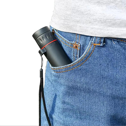 2000x25 HD Monocular Telescope Mini Portable Mobile Phone Telescope with Holder Outdoor Camping Hunting Birdwatching Telescopes - Avero