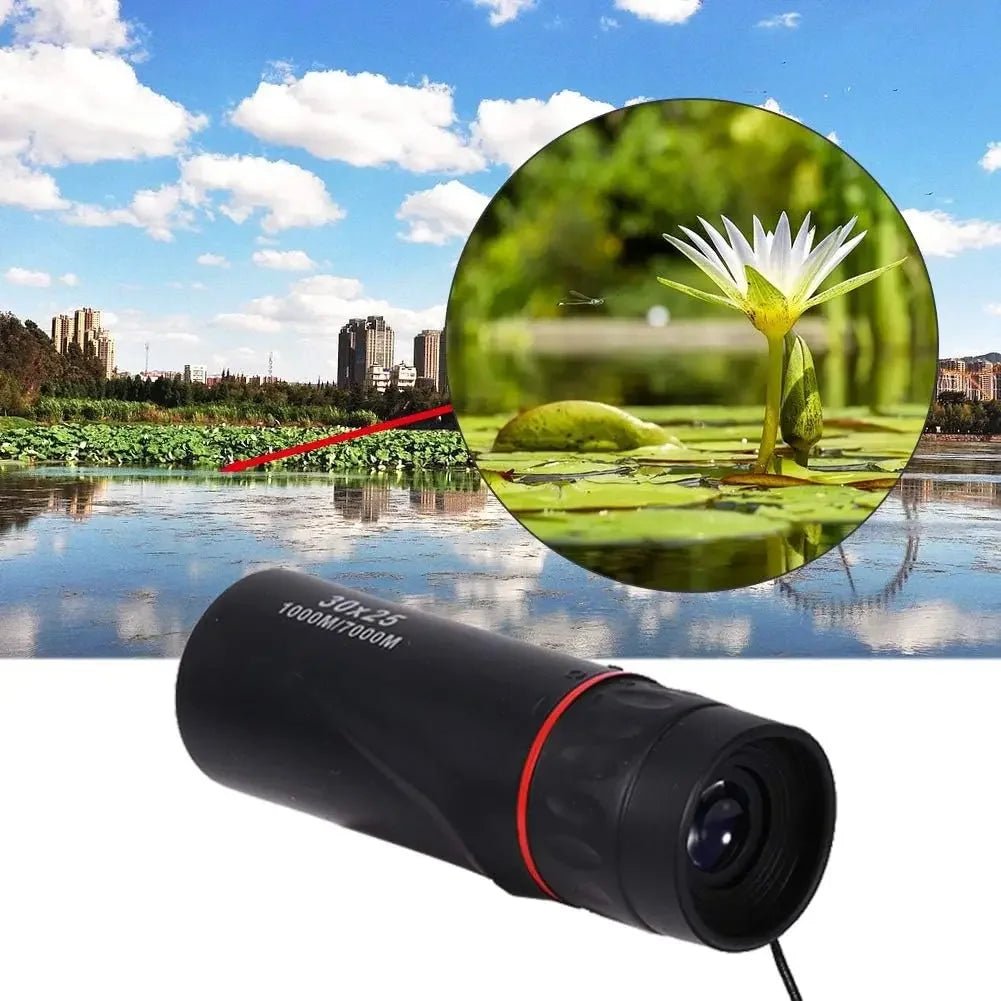 2000x25 HD Monocular Telescope Mini Portable Mobile Phone Telescope with Holder Outdoor Camping Hunting Birdwatching Telescopes - Avero