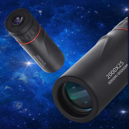 2000x25 HD Monocular Telescope Mini Portable Mobile Phone Telescope with Holder Outdoor Camping Hunting Birdwatching Telescopes - Avero