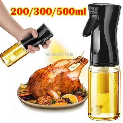 200/300/500ml Oil Spray for Kitchen Oil Nebulizer Dispenser Spray Oil Sprayer Airfryer BBQ Camping Olive Oil Diffuser Brush - Avero