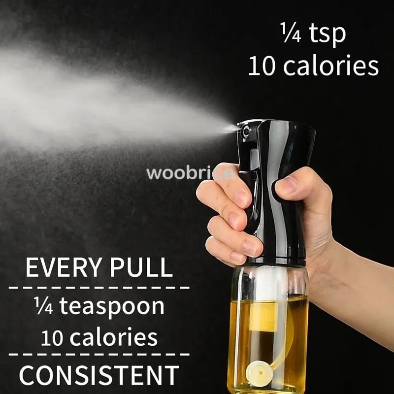 200/300/500ml Oil Spray for Kitchen Oil Nebulizer Dispenser Spray Oil Sprayer Airfryer BBQ Camping Olive Oil Diffuser Brush - Avero