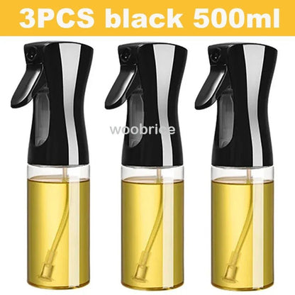 200/300/500ml Oil Spray for Kitchen Oil Nebulizer Dispenser Spray Oil Sprayer Airfryer BBQ Camping Olive Oil Diffuser Brush - Avero