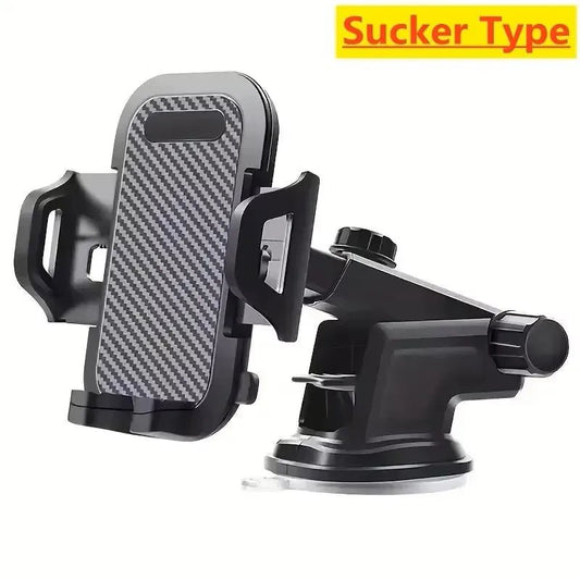 2025 NEW Universal Sucker Car Phone Holder 360° Windshield Car Dashboard Mobile Cell Support Bracket for Smartphones - Avero