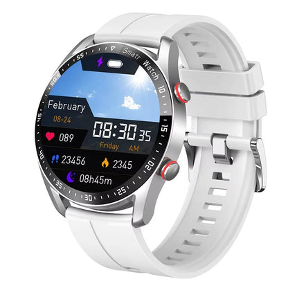 2025 New Voice Call Smart Watch Men GT Series 1.53 Inch AMOLED Screen Sports Watch ECG+PPG Health Smartwatch for Android IOS - Avero