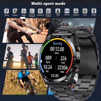 2025 New Voice Call Smart Watch Men GT Series 1.53 Inch AMOLED Screen Sports Watch ECG+PPG Health Smartwatch for Android IOS - Avero