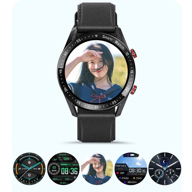 2025 New Voice Call Smart Watch Men GT Series 1.53 Inch AMOLED Screen Sports Watch ECG+PPG Health Smartwatch for Android IOS - Avero