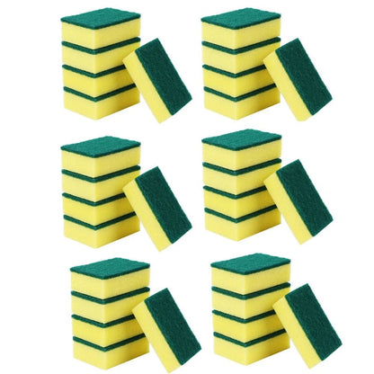 20/30PCS Dishwashing Sponge Kitchen Nano Emery Magic Clean Rub Pot Rust Focal Stains Sponge Removing Kit Cleaning Brush Sponges - Avero
