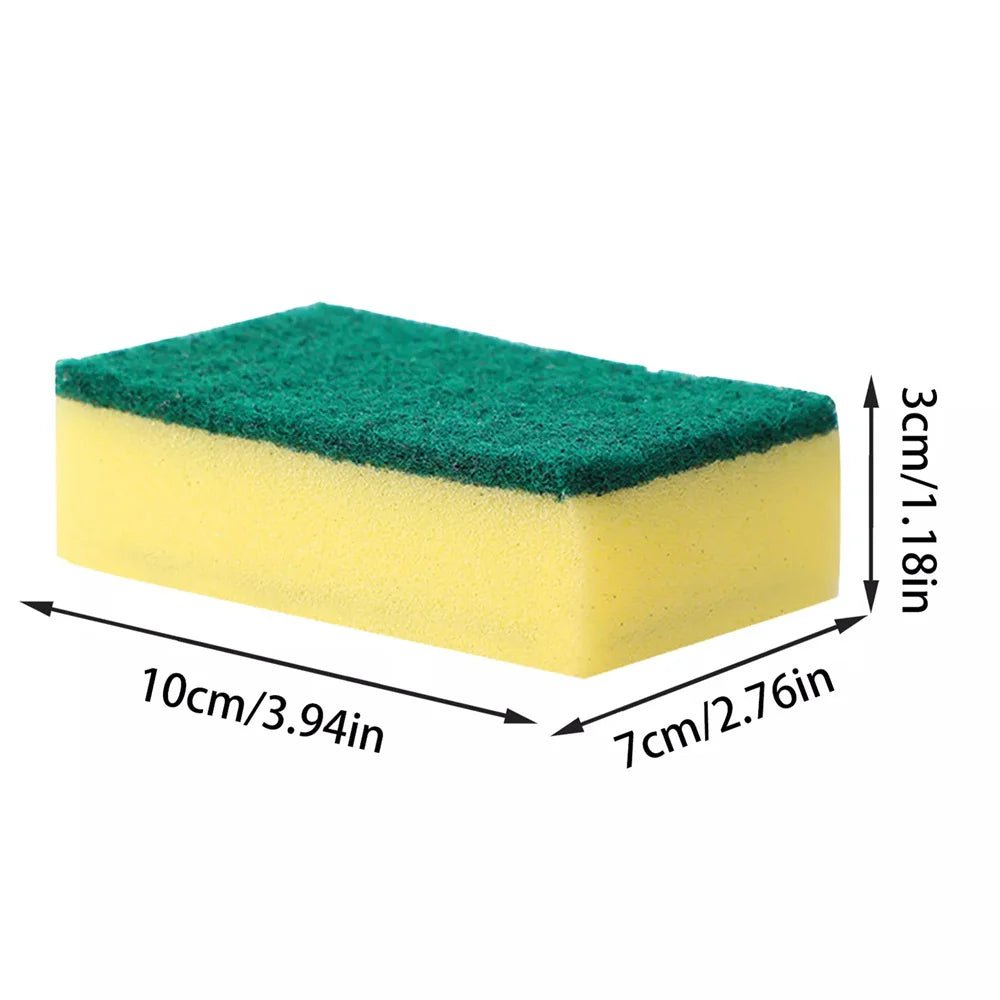 20/30PCS Dishwashing Sponge Kitchen Nano Emery Magic Clean Rub Pot Rust Focal Stains Sponge Removing Kit Cleaning Brush Sponges - Avero