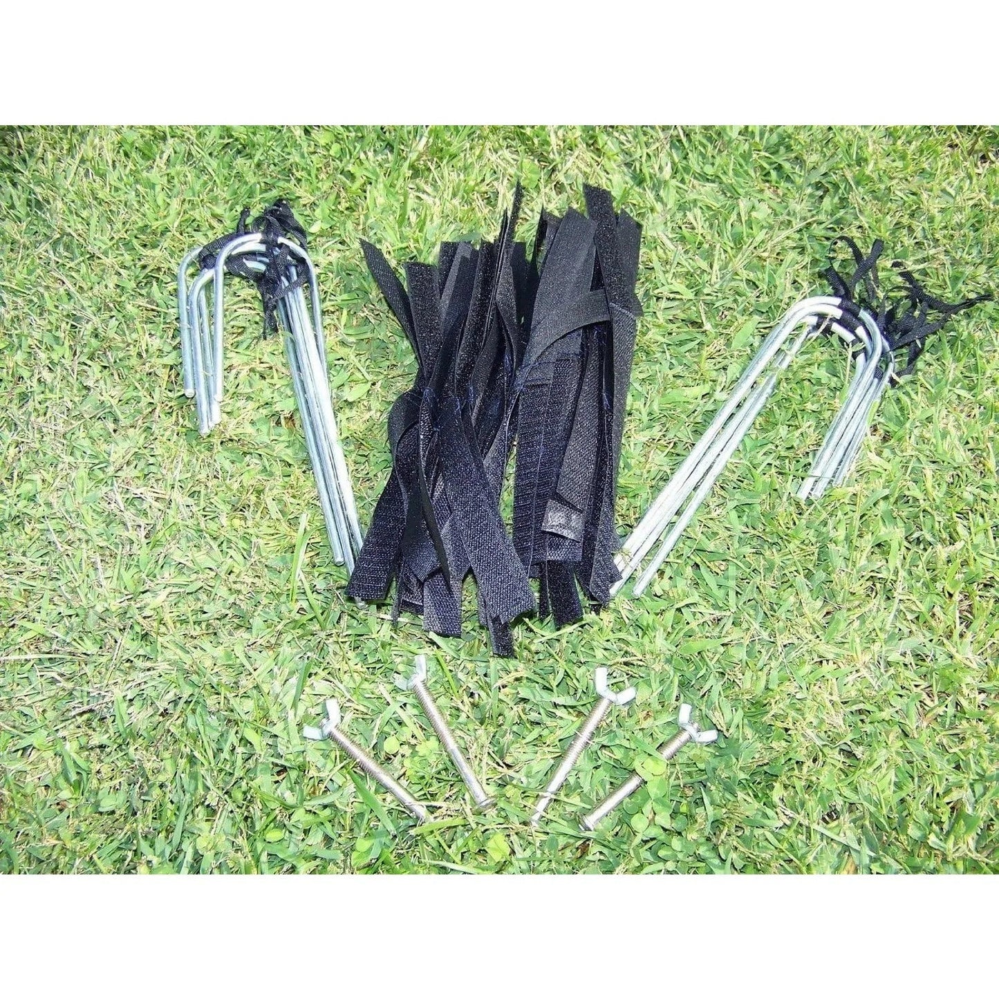 24 x 8 Ft. Official Size. Heavy Duty Steel Soccer Goal w/Net. Regulation Size Goals. Professional Practice Training Aid - Avero
