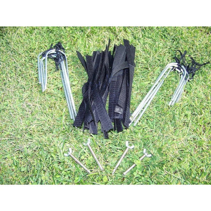 24 x 8 Ft. Official Size. Heavy Duty Steel Soccer Goal w/Net. Regulation Size Goals. Professional Practice Training Aid - Avero