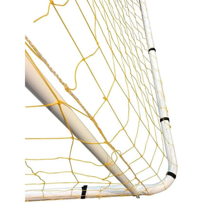 24 x 8 Ft. Official Size. Heavy Duty Steel Soccer Goal w/Net. Regulation Size Goals. Professional Practice Training Aid - Avero