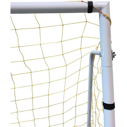 24 x 8 Ft. Official Size. Heavy Duty Steel Soccer Goal w/Net. Regulation Size Goals. Professional Practice Training Aid - Avero