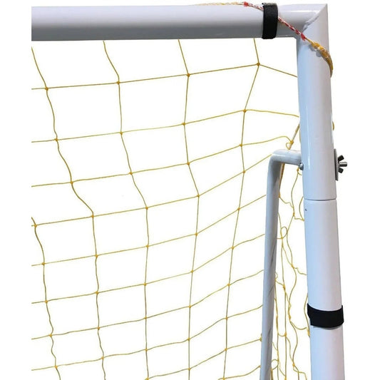 24 x 8 Ft. Official Size. Heavy Duty Steel Soccer Goal w/Net. Regulation Size Goals. Professional Practice Training Aid - Avero
