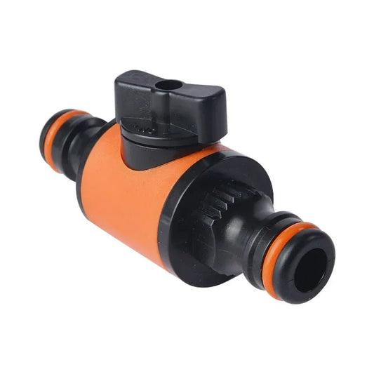 2PC Garden Hose Shut Off Valve, Pipe Connector & Coupler for Water Stop, Irrigation System Repair, Garden Faucet Fitting - Avero