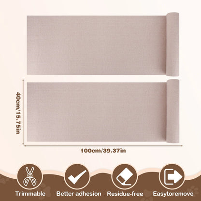 2Pcs Cat Scratching Mat Furniture Protector Trimmable DIY Cat Scratching Pad Self - Aadhesive for Couch Sofa Furniture Protect - Avero