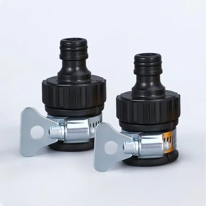 2pcs Durable Universal Water Faucet Adapter Plastic Hose Fitting Quick Connect Fitting Tap for Car Washing Garden Irrigation - Avero