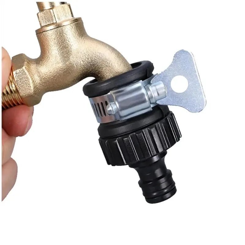 2pcs Durable Universal Water Faucet Adapter Plastic Hose Fitting Quick Connect Fitting Tap for Car Washing Garden Irrigation - Avero