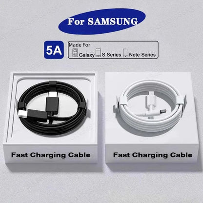 2PCS PD 45W USB C Cable For Samsung Galaxy S20 S21 S22 S23 Ultra Note 10 5G 20 A53 A54 Super Fast Charging USB Type C Data Cable - Avero