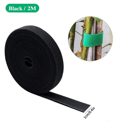 3 Rolls Green Garden Twine Plant Ties Nylon Plant Bandage Garden Hook Loop Bamboo Cane Wrap Support Garden Accessories - Avero