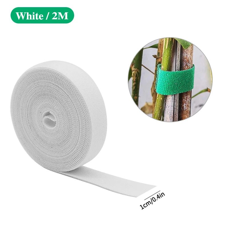 3 Rolls Green Garden Twine Plant Ties Nylon Plant Bandage Garden Hook Loop Bamboo Cane Wrap Support Garden Accessories - Avero