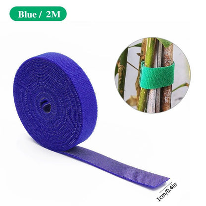 3 Rolls Green Garden Twine Plant Ties Nylon Plant Bandage Garden Hook Loop Bamboo Cane Wrap Support Garden Accessories - Avero