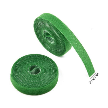 3 Rolls Green Garden Twine Plant Ties Nylon Plant Bandage Garden Hook Loop Bamboo Cane Wrap Support Garden Accessories - Avero