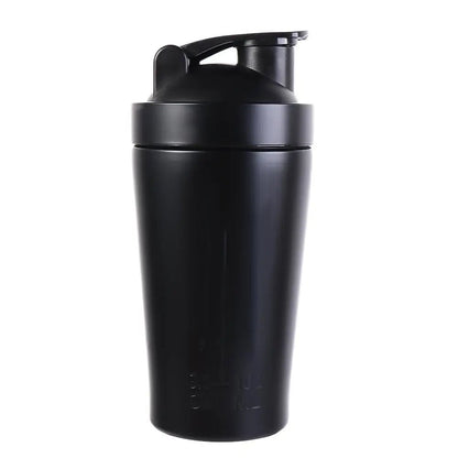 304 Stainless Steel Whey Shakes Cup 500ml/750ml Leak Proof Protein Powder Bottle Large Capacity with Scale - Avero