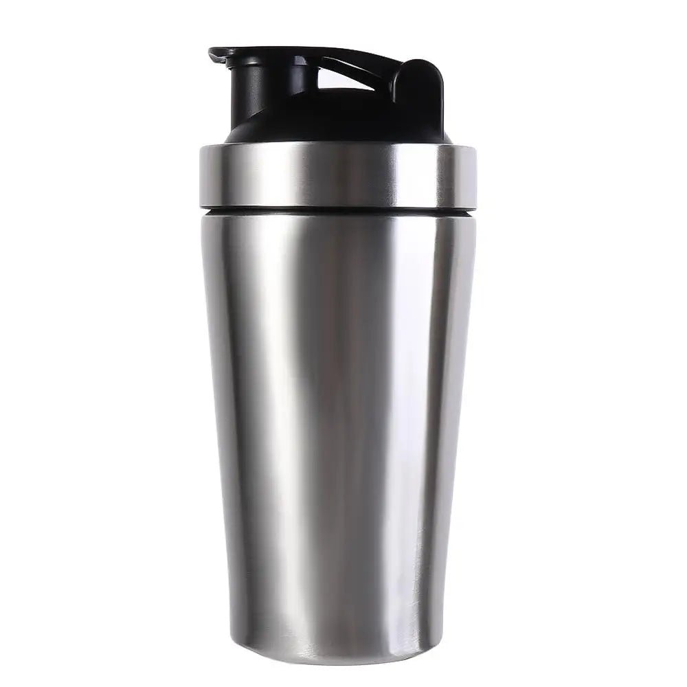304 Stainless Steel Whey Shakes Cup 500ml/750ml Leak Proof Protein Powder Bottle Large Capacity with Scale - Avero